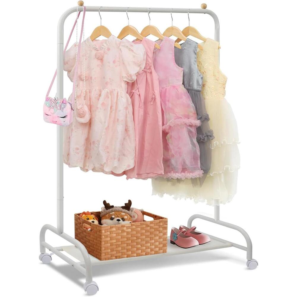 YGJT Kids Clothing Rack, Baby Clothes Racks for Hanging Clothes